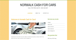 Desktop Screenshot of cashforcarsnorwalk.com