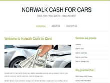 Tablet Screenshot of cashforcarsnorwalk.com